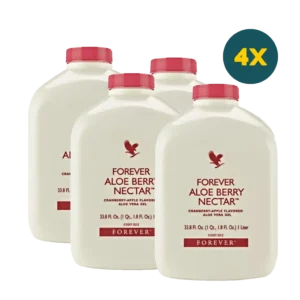 Forever Aloe Berry Nectar® - 4 Unidades de 1 Litro Cada!